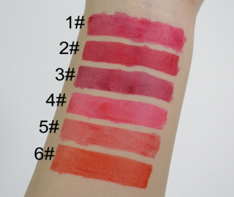 6 Shade Dual Usage Lipstick + Blush Tint